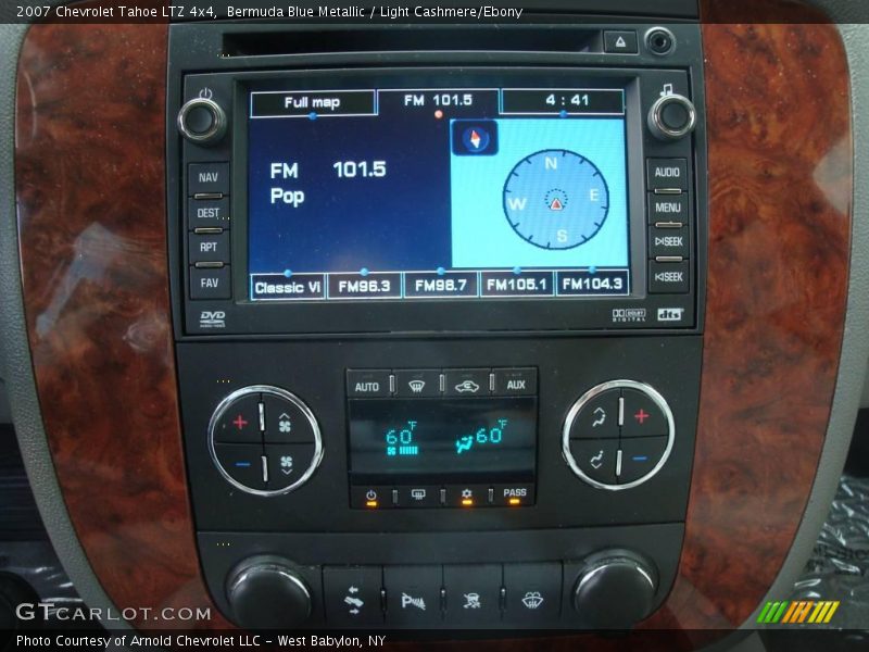 Bermuda Blue Metallic / Light Cashmere/Ebony 2007 Chevrolet Tahoe LTZ 4x4