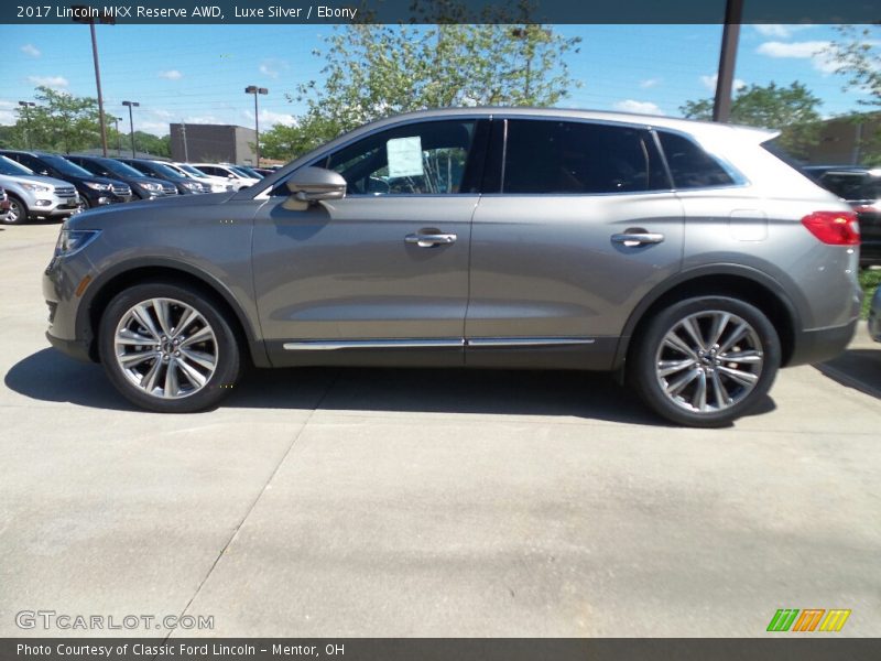  2017 MKX Reserve AWD Luxe Silver