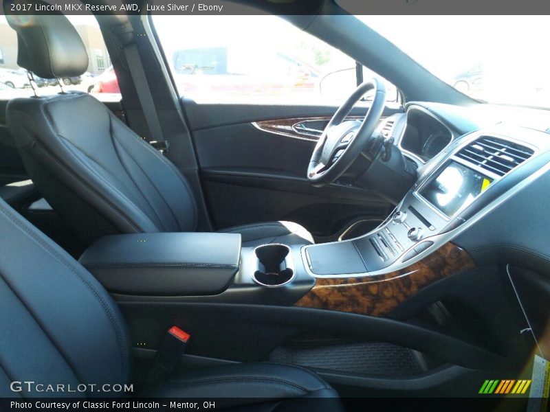 Luxe Silver / Ebony 2017 Lincoln MKX Reserve AWD