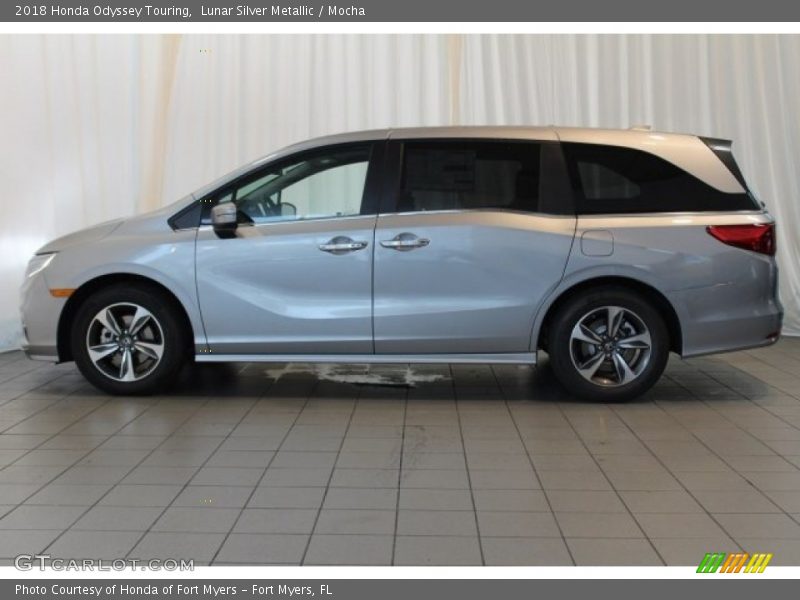 Lunar Silver Metallic / Mocha 2018 Honda Odyssey Touring
