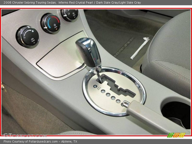 Inferno Red Crystal Pearl / Dark Slate Gray/Light Slate Gray 2008 Chrysler Sebring Touring Sedan