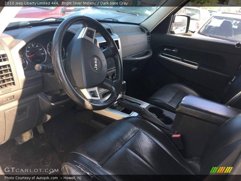 Bright Silver Metallic / Dark Slate Gray 2010 Jeep Liberty Limited 4x4