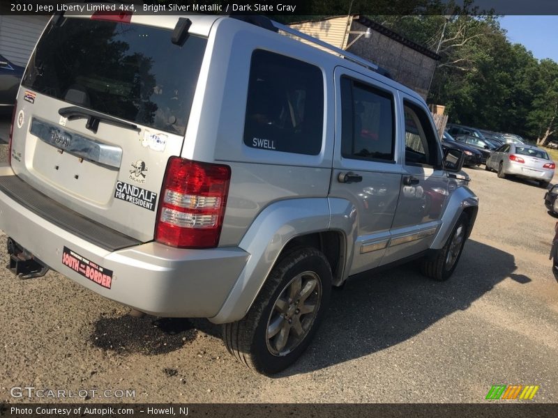 Bright Silver Metallic / Dark Slate Gray 2010 Jeep Liberty Limited 4x4