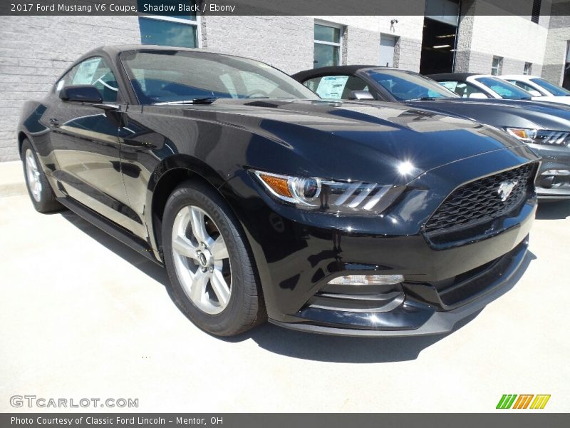 Shadow Black / Ebony 2017 Ford Mustang V6 Coupe