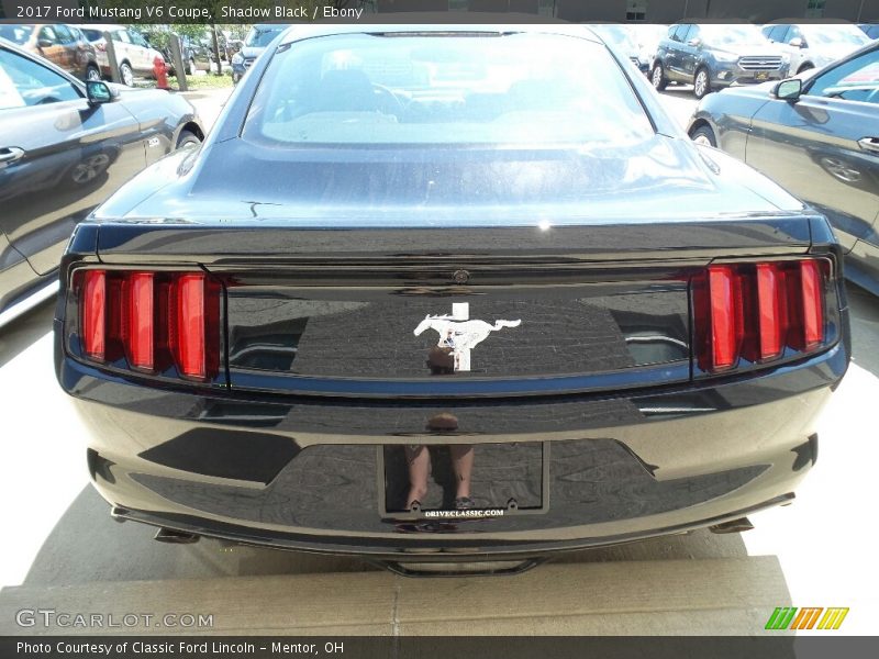 Shadow Black / Ebony 2017 Ford Mustang V6 Coupe