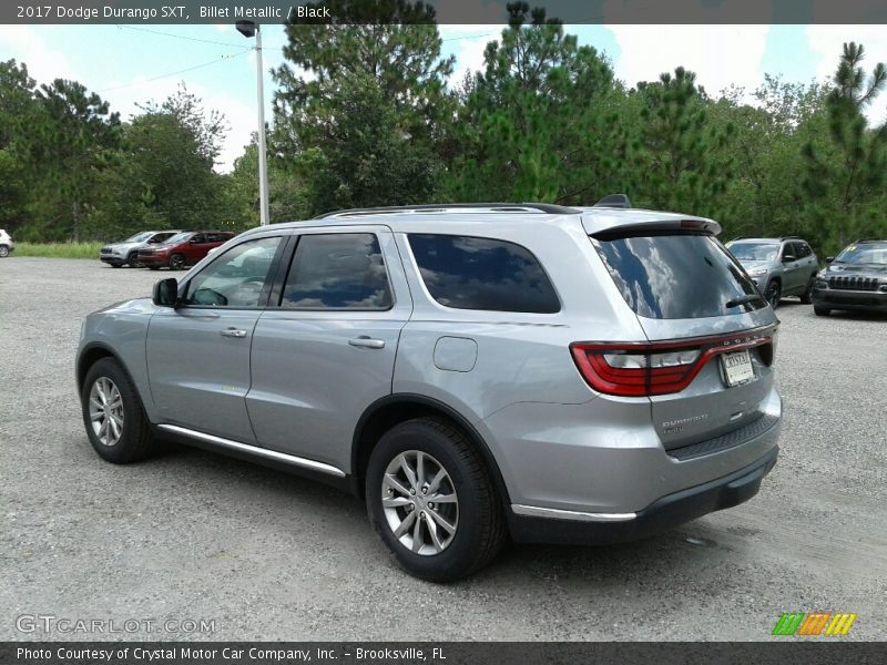 Billet Metallic / Black 2017 Dodge Durango SXT