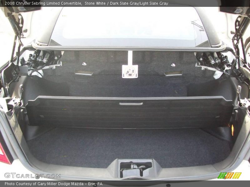 Stone White / Dark Slate Gray/Light Slate Gray 2008 Chrysler Sebring Limited Convertible
