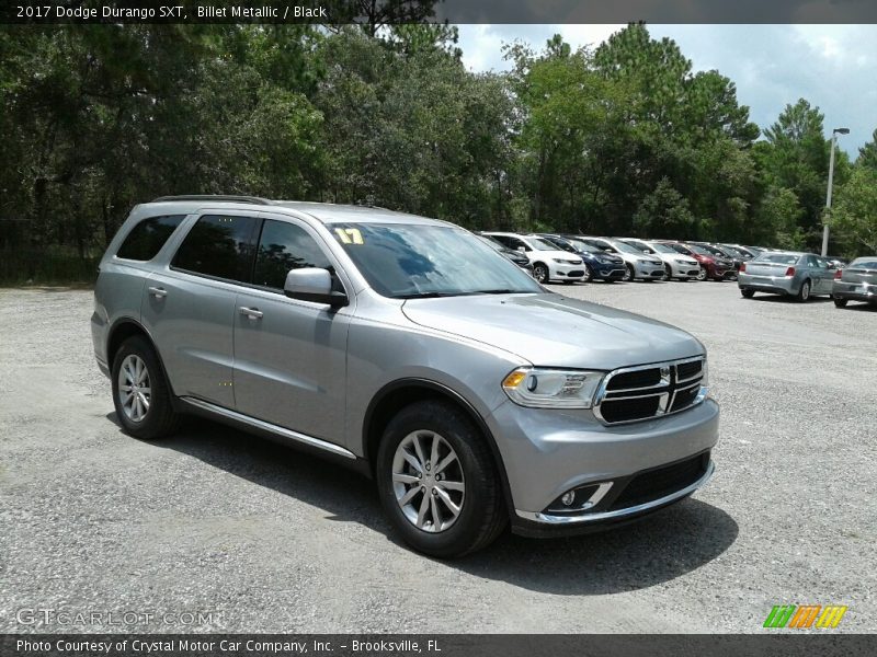 Billet Metallic / Black 2017 Dodge Durango SXT