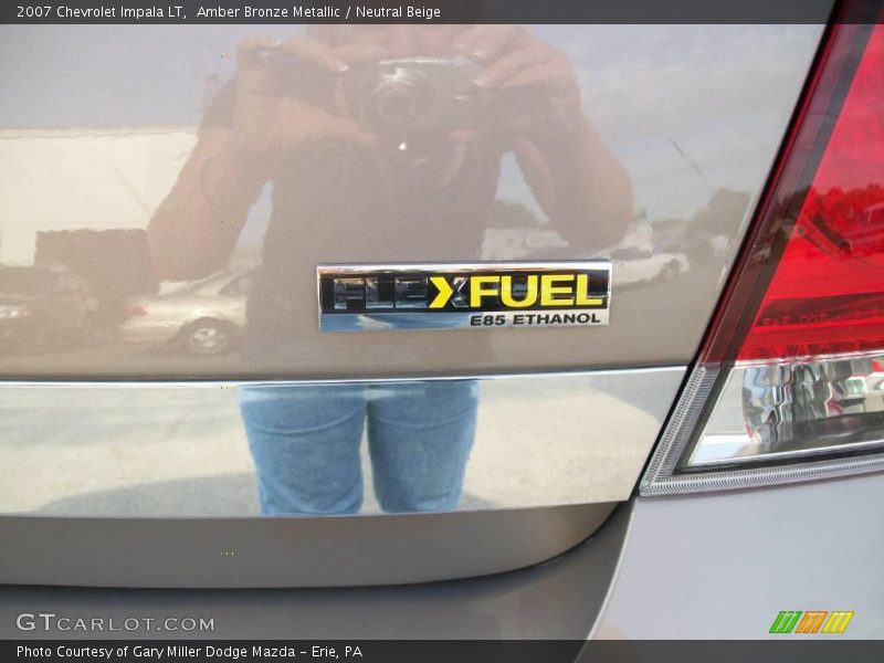 Amber Bronze Metallic / Neutral Beige 2007 Chevrolet Impala LT