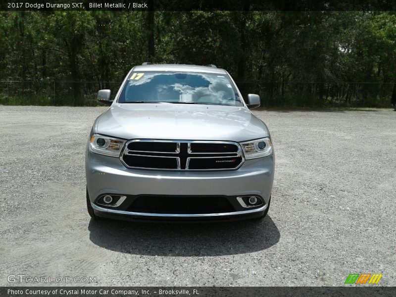 Billet Metallic / Black 2017 Dodge Durango SXT
