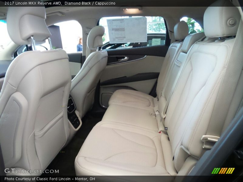 Rear Seat of 2017 MKX Reserve AWD