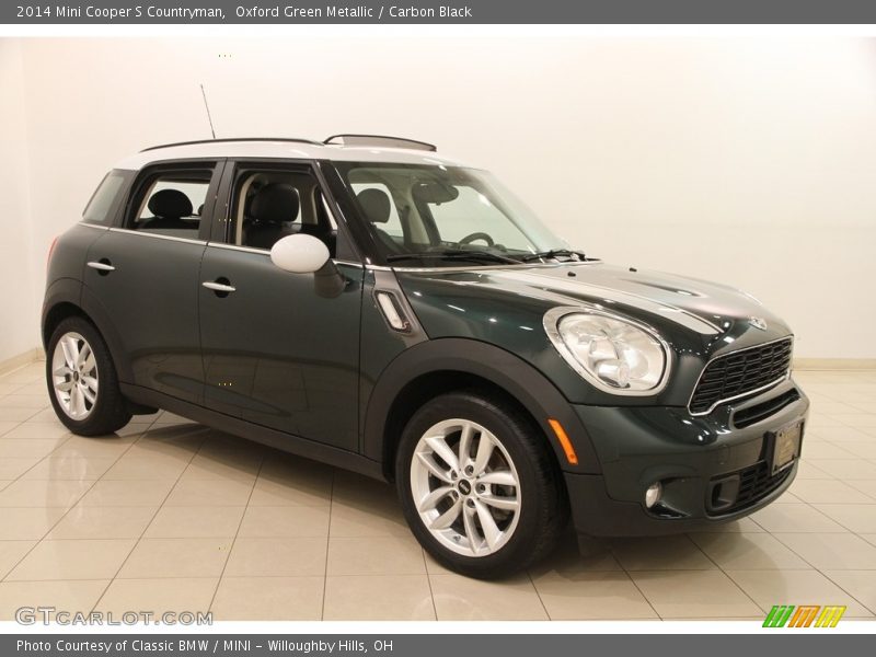 Oxford Green Metallic / Carbon Black 2014 Mini Cooper S Countryman