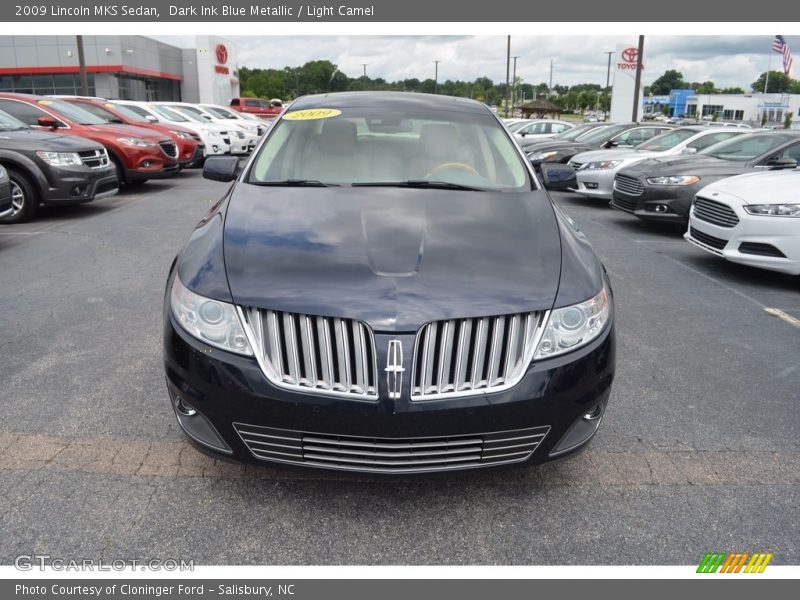 Dark Ink Blue Metallic / Light Camel 2009 Lincoln MKS Sedan