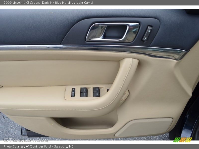 Dark Ink Blue Metallic / Light Camel 2009 Lincoln MKS Sedan