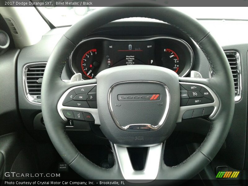 Billet Metallic / Black 2017 Dodge Durango SXT