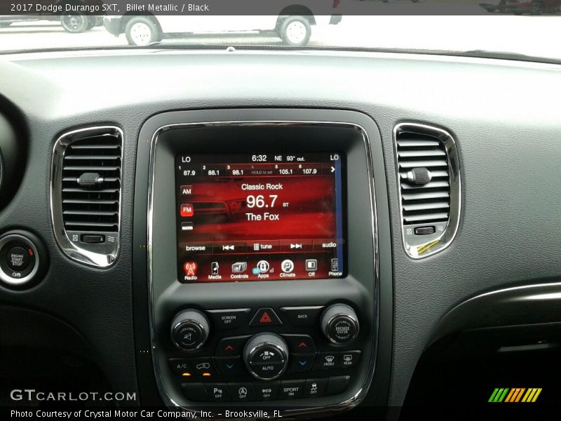 Billet Metallic / Black 2017 Dodge Durango SXT
