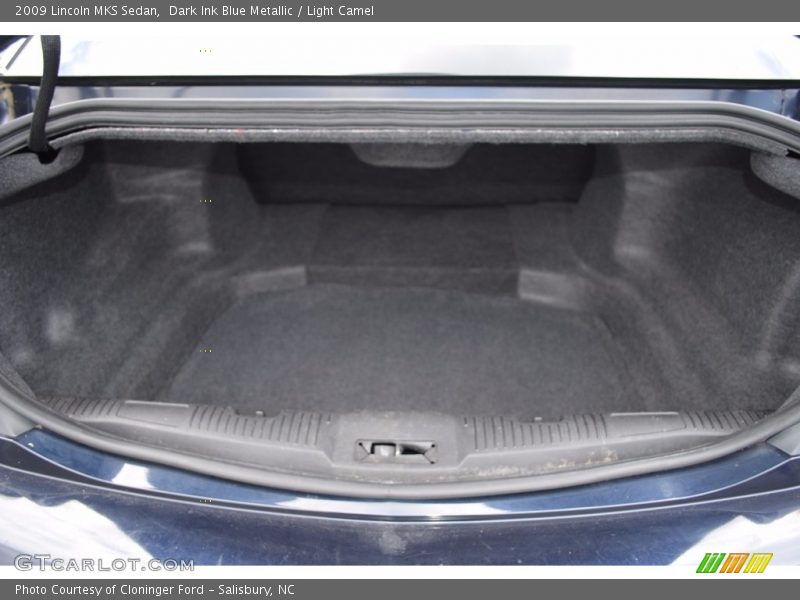 Dark Ink Blue Metallic / Light Camel 2009 Lincoln MKS Sedan