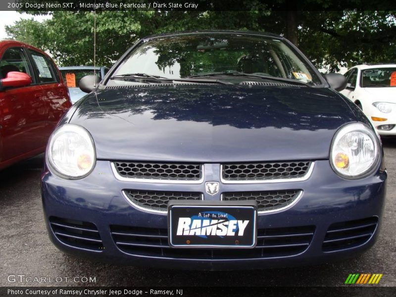 Midnight Blue Pearlcoat / Dark Slate Gray 2005 Dodge Neon SXT