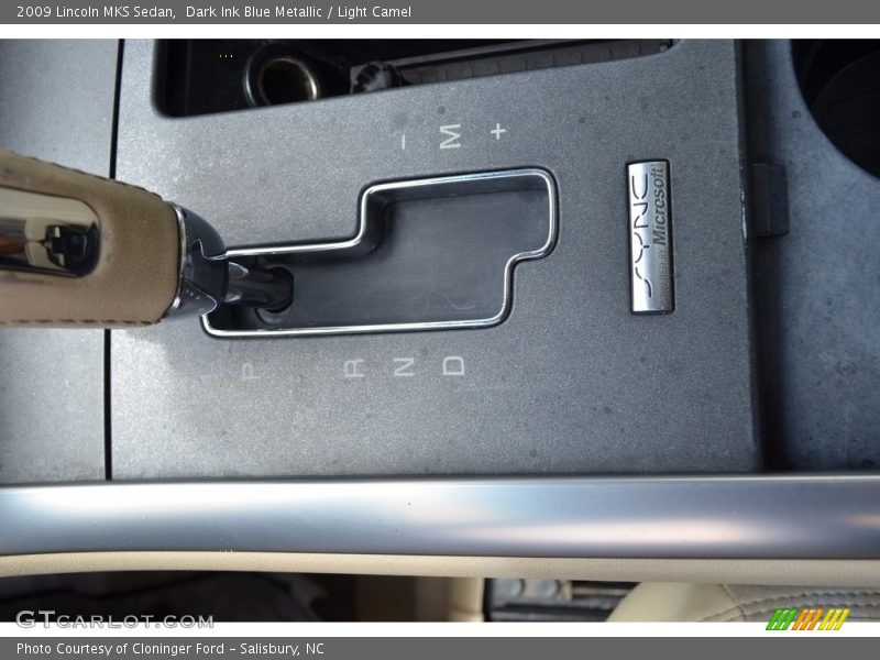 Dark Ink Blue Metallic / Light Camel 2009 Lincoln MKS Sedan