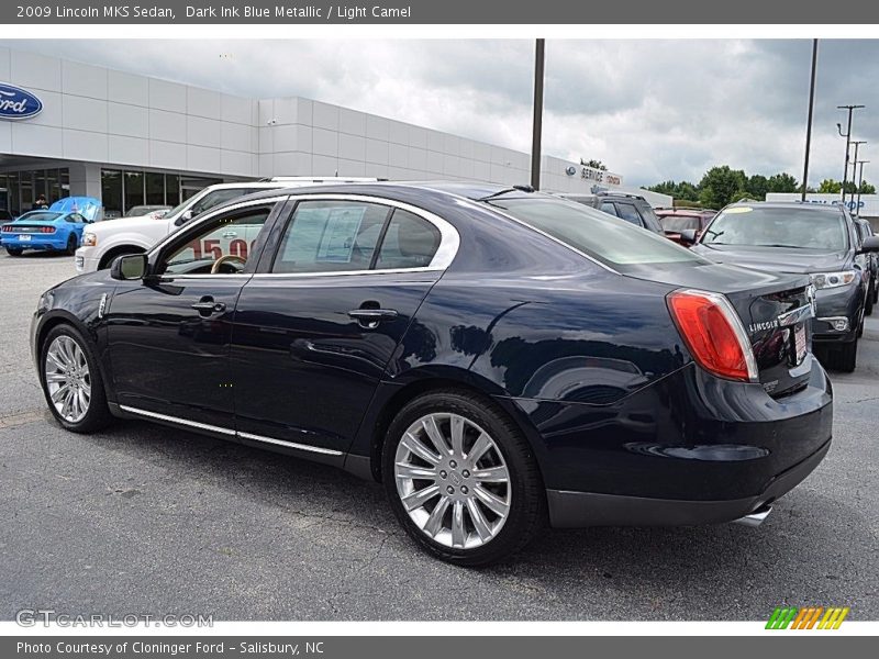 Dark Ink Blue Metallic / Light Camel 2009 Lincoln MKS Sedan