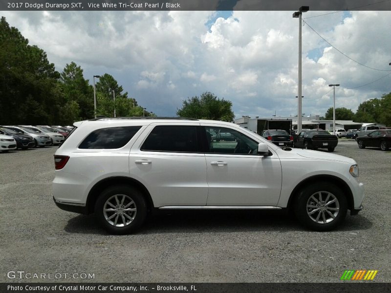 Vice White Tri-Coat Pearl / Black 2017 Dodge Durango SXT