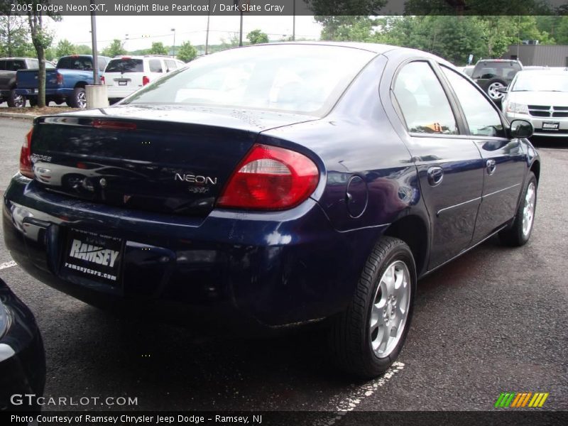 Midnight Blue Pearlcoat / Dark Slate Gray 2005 Dodge Neon SXT