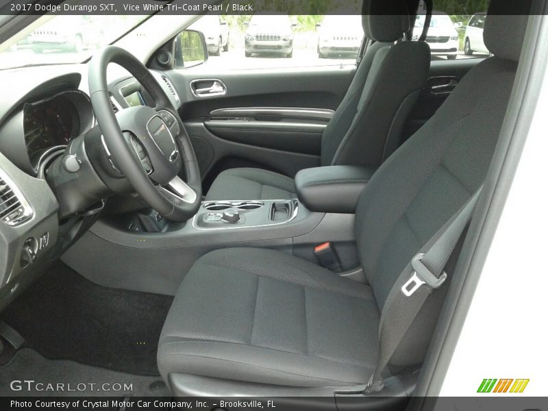 Vice White Tri-Coat Pearl / Black 2017 Dodge Durango SXT