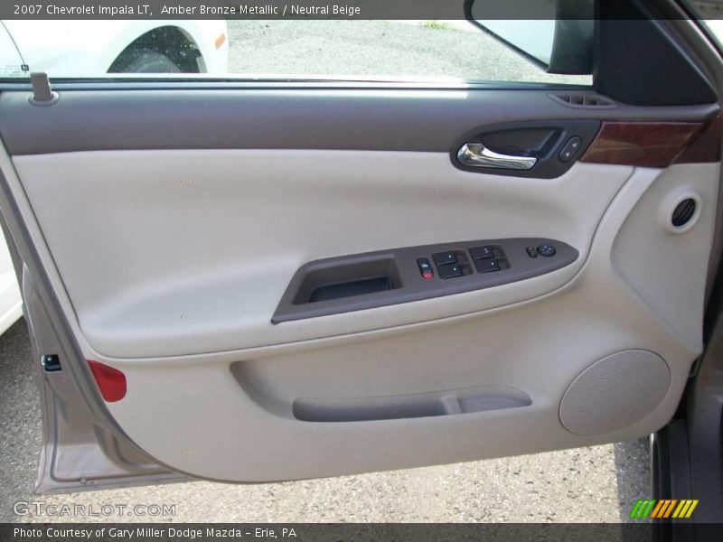 Amber Bronze Metallic / Neutral Beige 2007 Chevrolet Impala LT
