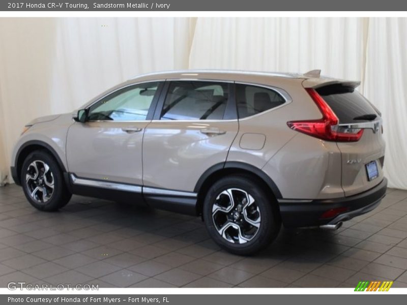 Sandstorm Metallic / Ivory 2017 Honda CR-V Touring