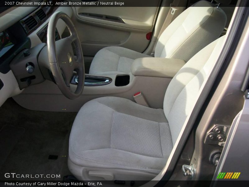 Amber Bronze Metallic / Neutral Beige 2007 Chevrolet Impala LT