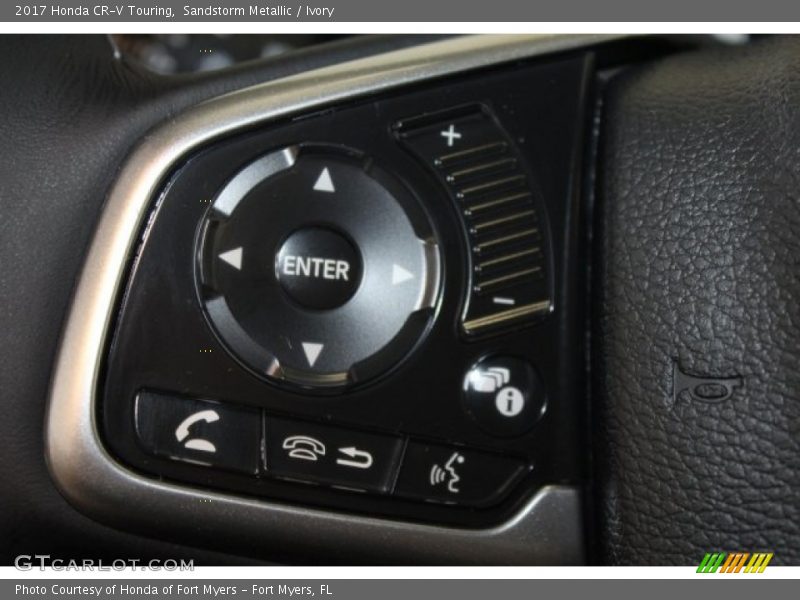 Sandstorm Metallic / Ivory 2017 Honda CR-V Touring
