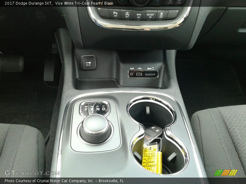Vice White Tri-Coat Pearl / Black 2017 Dodge Durango SXT