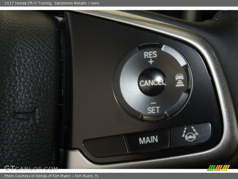 Sandstorm Metallic / Ivory 2017 Honda CR-V Touring