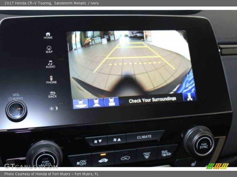 Sandstorm Metallic / Ivory 2017 Honda CR-V Touring