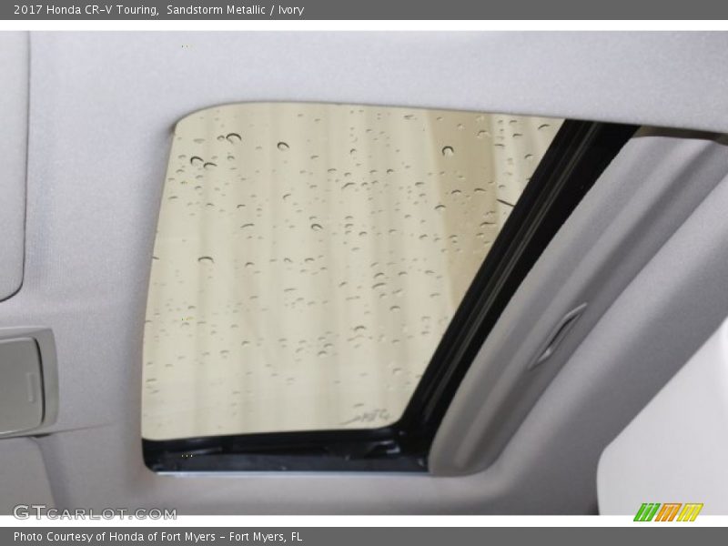 Sandstorm Metallic / Ivory 2017 Honda CR-V Touring