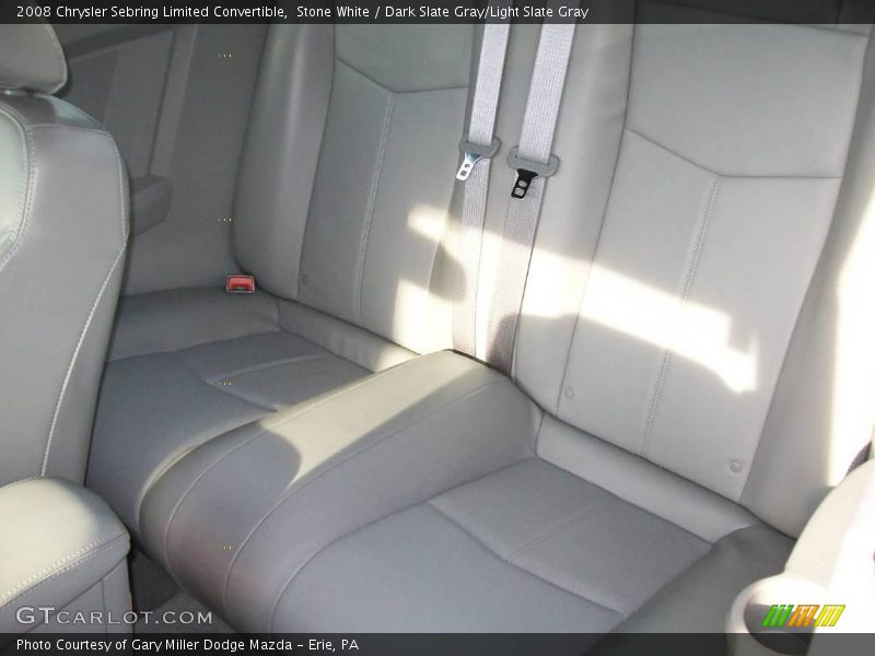 Stone White / Dark Slate Gray/Light Slate Gray 2008 Chrysler Sebring Limited Convertible