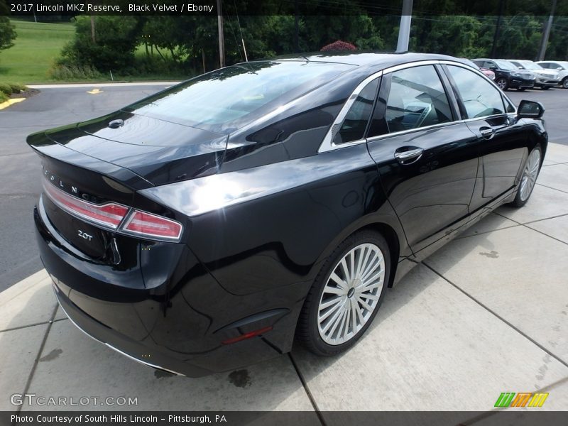 Black Velvet / Ebony 2017 Lincoln MKZ Reserve