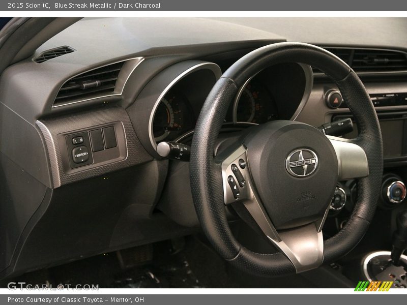 Blue Streak Metallic / Dark Charcoal 2015 Scion tC