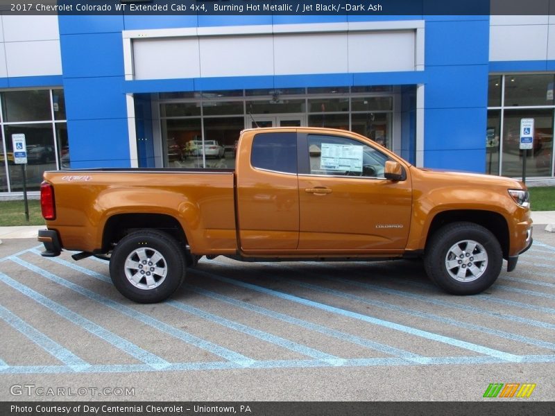 2017 Colorado WT Extended Cab 4x4 Burning Hot Metallic