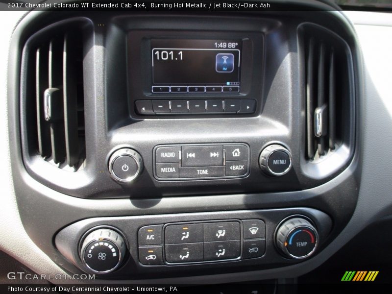 Controls of 2017 Colorado WT Extended Cab 4x4