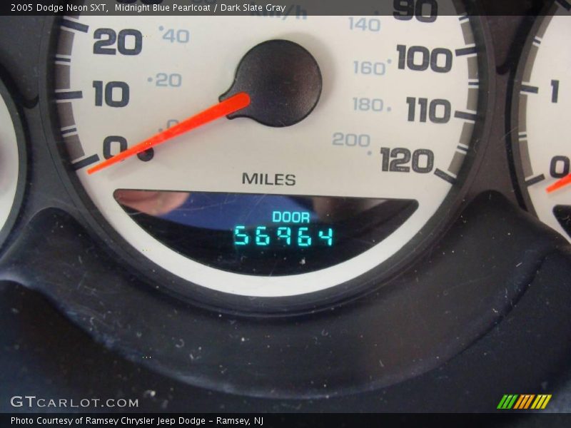 Midnight Blue Pearlcoat / Dark Slate Gray 2005 Dodge Neon SXT