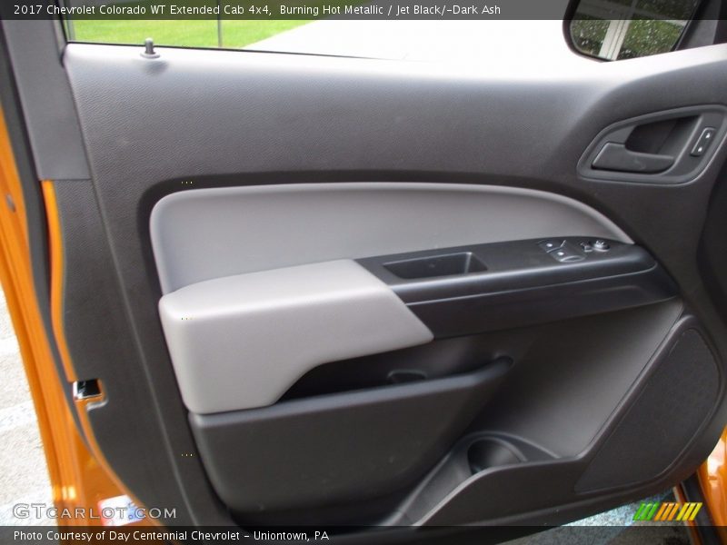 Burning Hot Metallic / Jet Black/­Dark Ash 2017 Chevrolet Colorado WT Extended Cab 4x4