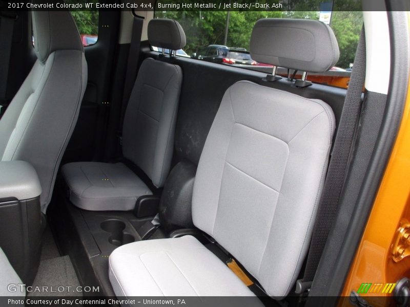 Rear Seat of 2017 Colorado WT Extended Cab 4x4