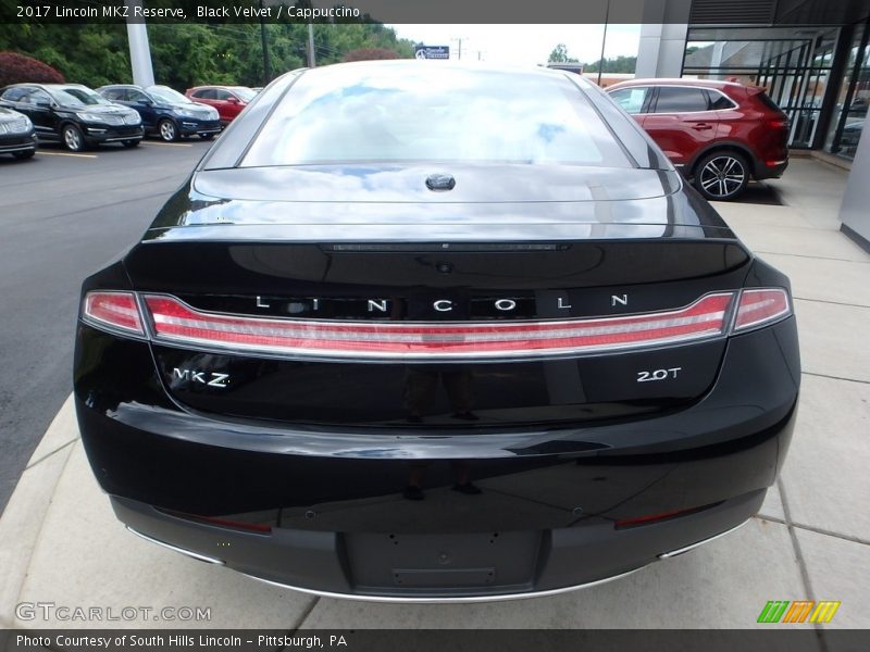 Black Velvet / Cappuccino 2017 Lincoln MKZ Reserve