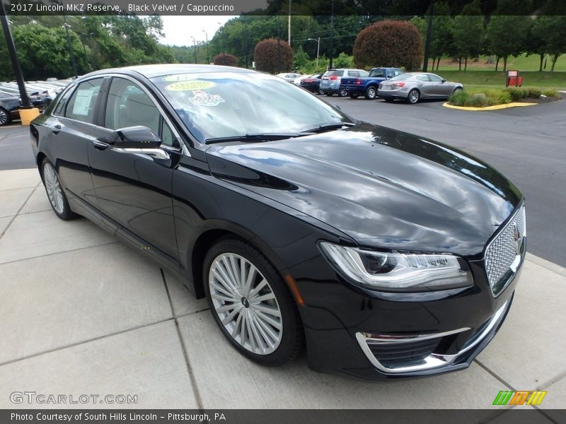 Front 3/4 View of 2017 MKZ Reserve