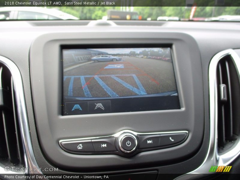 Satin Steel Metallic / Jet Black 2018 Chevrolet Equinox LT AWD