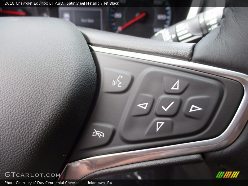 Satin Steel Metallic / Jet Black 2018 Chevrolet Equinox LT AWD