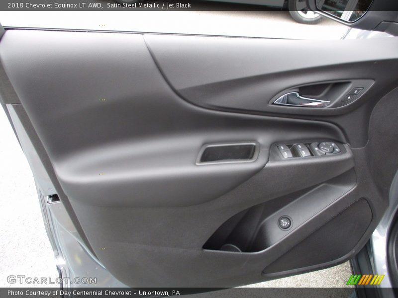 Satin Steel Metallic / Jet Black 2018 Chevrolet Equinox LT AWD