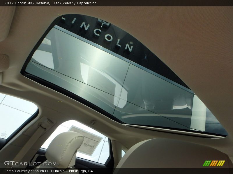 Black Velvet / Cappuccino 2017 Lincoln MKZ Reserve