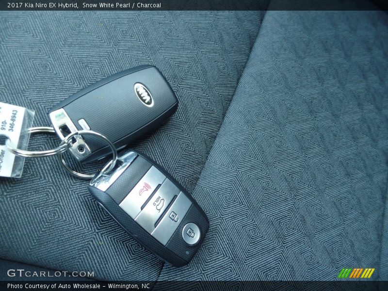 Snow White Pearl / Charcoal 2017 Kia Niro EX Hybrid